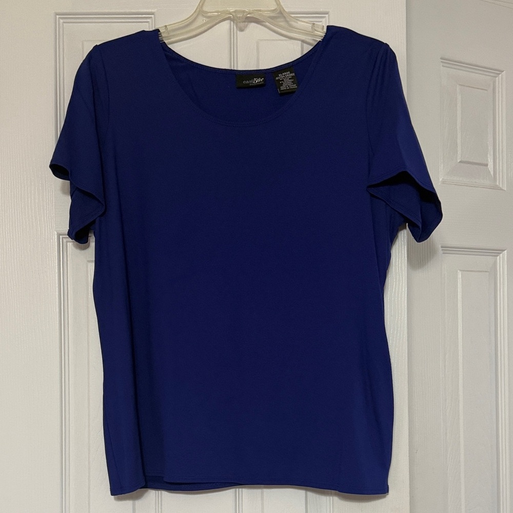 East 5th Essentials Royal Blue Short Sleeve Top Size US XL